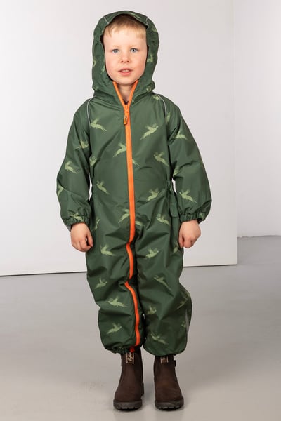 Toddler Fleece-Lined Puddle Suit - Pheasant Print