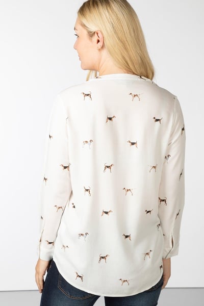 Ladies Printed Blouse - Wistow II - Hound