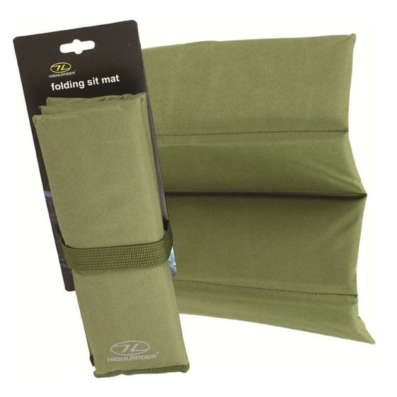 Highlander Olive Green Folding Sit Mat Camping Equipment