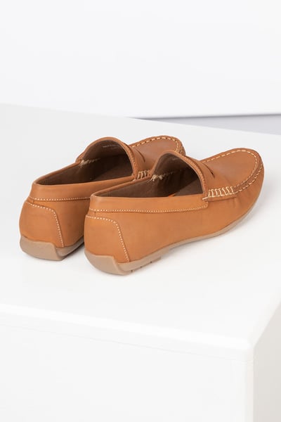Damen Suede Driving Loafer - Wrelton - Bräunen