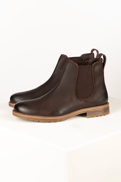 Men’s Leather Chelsea Boot - Thirsk - Waxy Brown