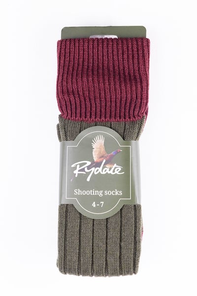 Damen-Schießsocken – Danby - Dunkles Oliv