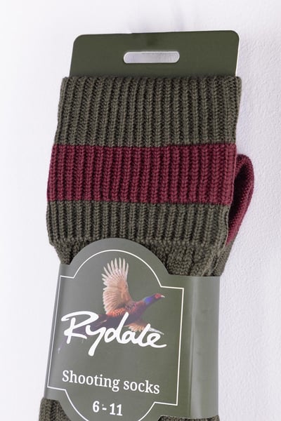 Men’s Shooting Socks – Danby - Dark Olive