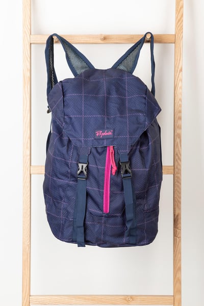 Pack & Go Rucksack - Navy Tweed