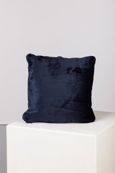 Cowlam Fleece Cushion Cover - Navy