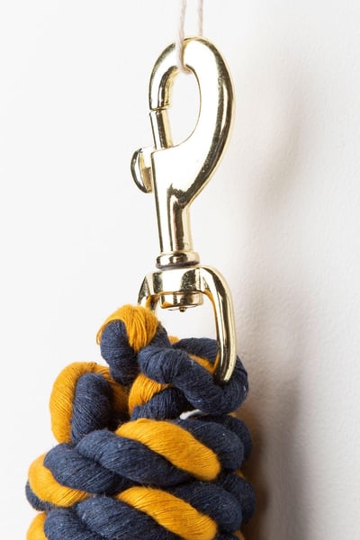 Polo-Bleiseil - Marineblau/Senf