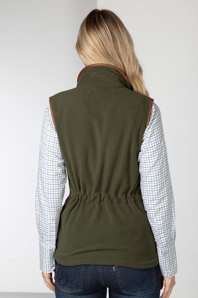 Ladies Fleece Waistcoat - Harpham - Khaki