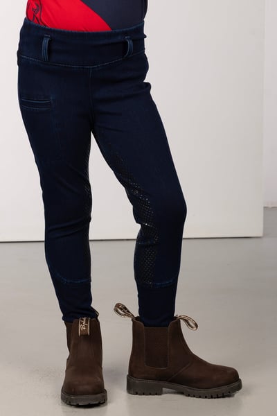 Reitleggings für Kinder – Askwith II - Denim