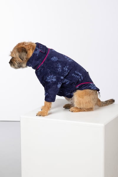 Dog Drying Jumper - Yapham - Navy