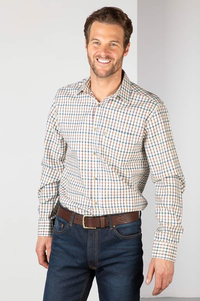 Country Check-Hemd für Herren - Harvest Time - Harvest Light Check