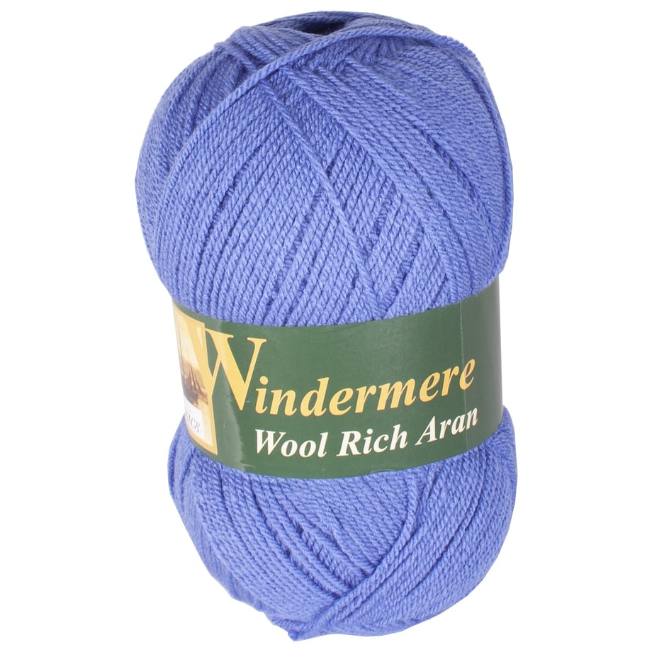 Loweth Windermere Wool Rich Aran Yarn 400g UK