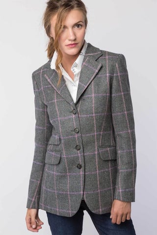 Ladies Long Tweed Blazer