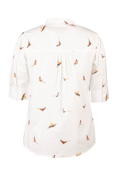 Chemise à manches courtes pour femme - Wistow - Faisan Blanc