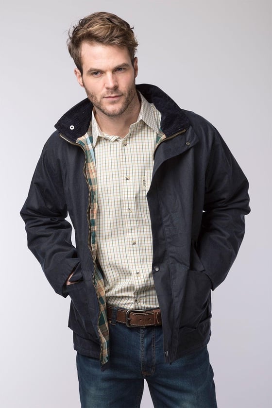 Mens Waxed Cotton Jacket UK | Mens Lightweight Wax Jacket | Rydale