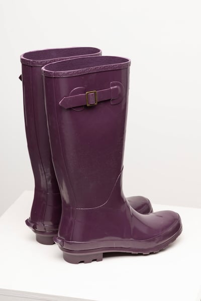 Ladies Wellingtons - Ripon III - Aubergine