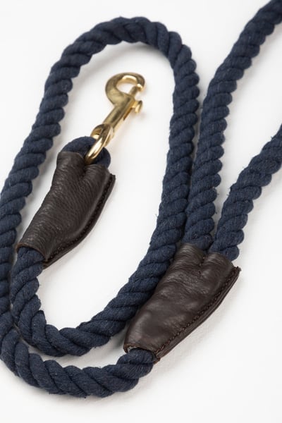 Rope Dog Lead – Yapham - Navy