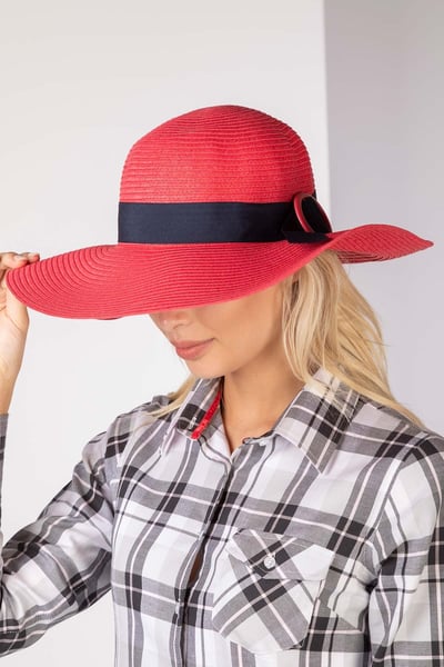 Ladies Summer Hat - Anna II - Cherry