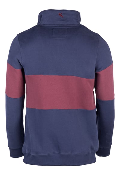 Men's Sweatshirt - Byland - Pheasant Navy/Wine/Navy