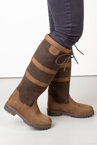 Ladies Brown Leather Boots