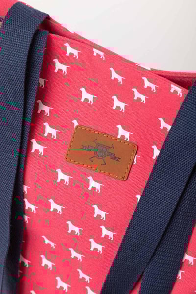 Ladies Canvas Shopping Bag - Roxby - Cherry