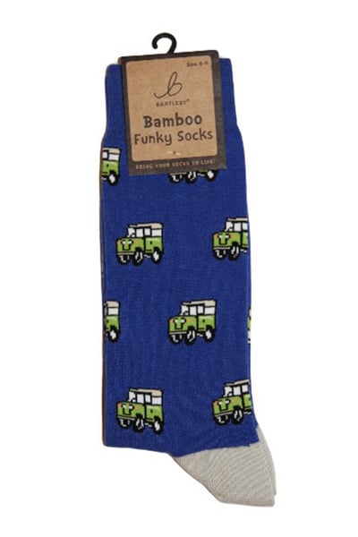 Chaussettes Funky en bambou pour hommes - Véhicule 4x4
