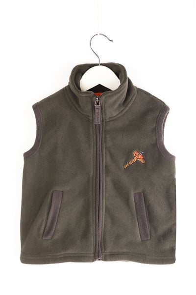 Kid's Mini Fleece Gilet - Gransmoor - Olive
