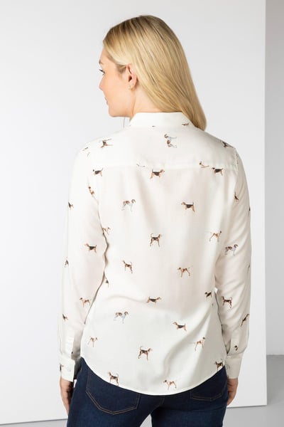 Ladies Button Down Blouse - Wistow II - Hound