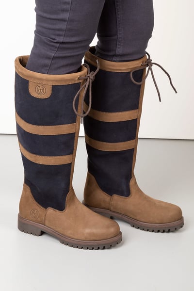 Knee high walking boots uk deals