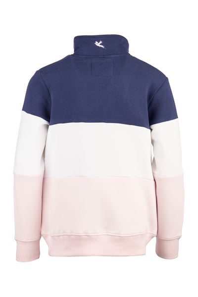 Girls Sweatshirt - Byland II - Highland Cow Denim/White/Soft Pink