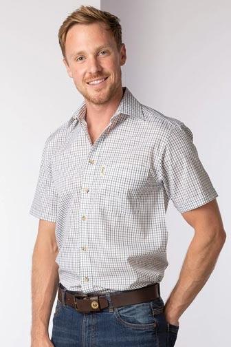 Men’s Short Sleeved Check Shirts
