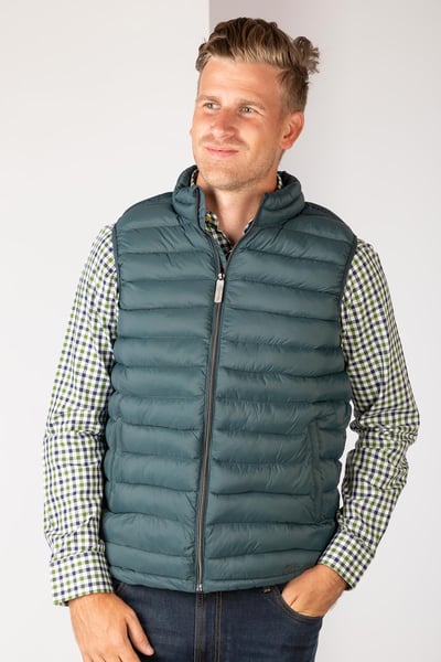 Isolierte Weste für Herren – Runswick Bay - Dunkelgrün