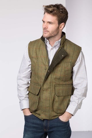 Men's Tweed Gilet
