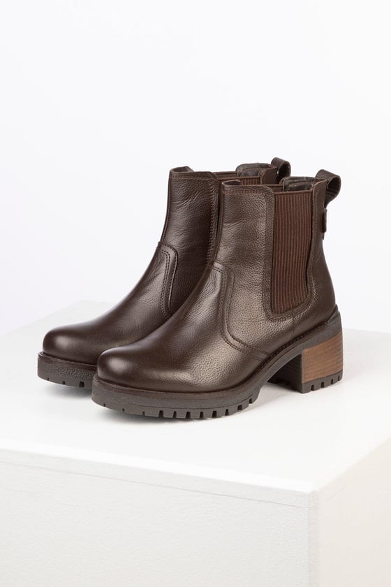 Ladies Leather Heeled Chelsea Boots UK Rydale