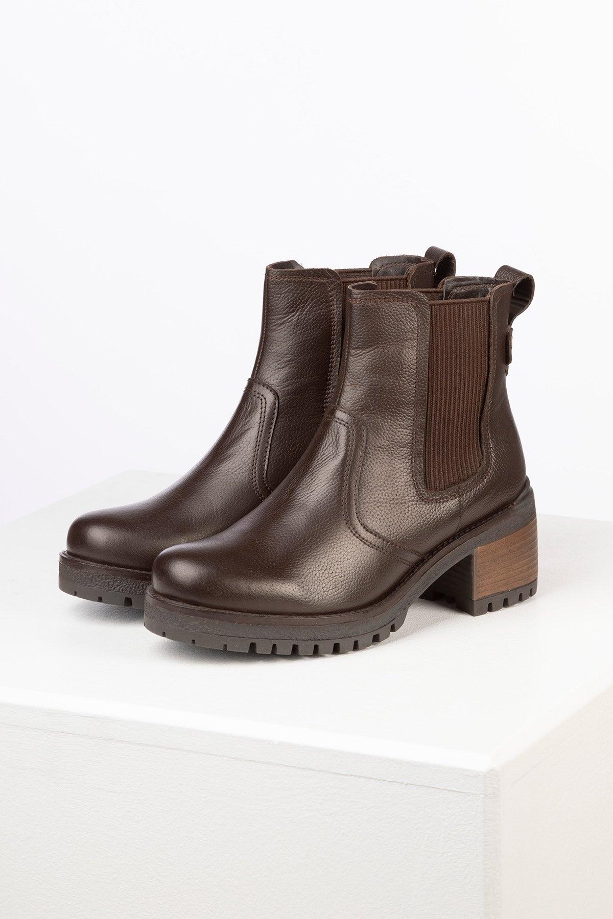 womens heeled boots uk