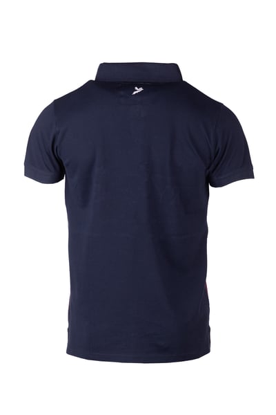 Men's Polo Shirt - Byland - Rydale Navy/White/Wine