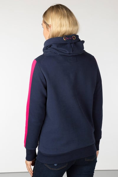 Gestreifter Loungewear-Hoodie für Damen - Arram - Marine