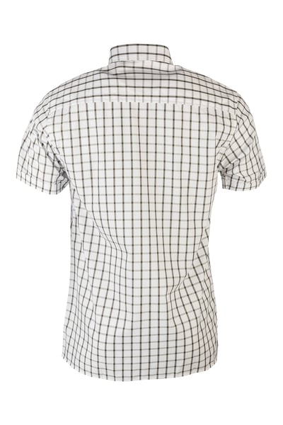 Men's Cotton-Rich Short Sleeved Shirts - Ebberston Olive