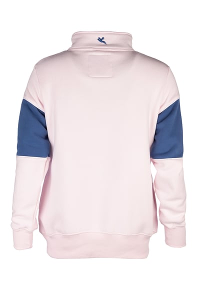 Ladies Rydale Sweatshirt - Byland - Rydale Pale Pink/Mid Blue
