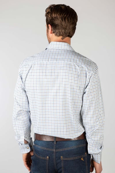 Men's Tattersall Shirt - Tattersall Blue