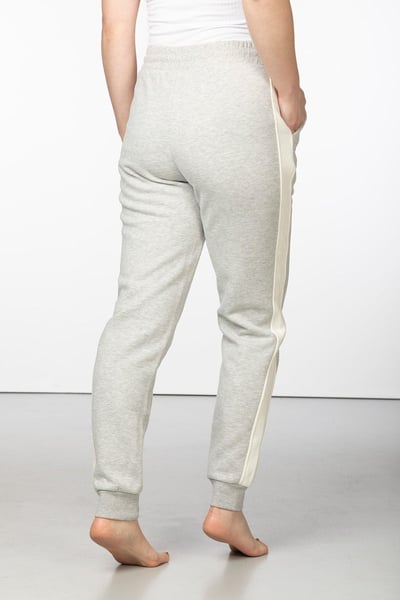 Gestreifte Loungewear-Jogginghose für Damen - Arram - Grau