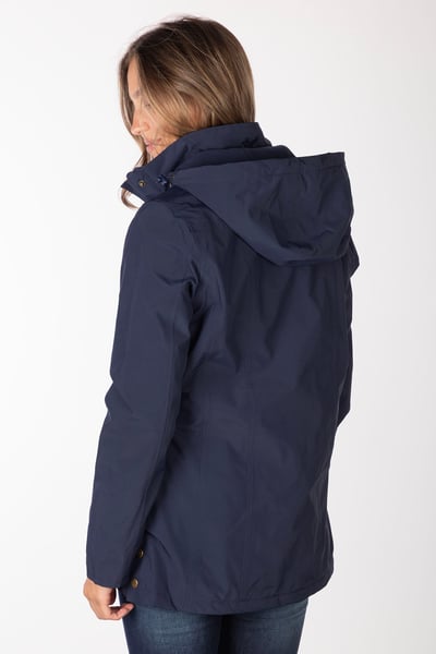 Ladies Fleece Lined Dry Coat - Lady Gembling - Dark Navy