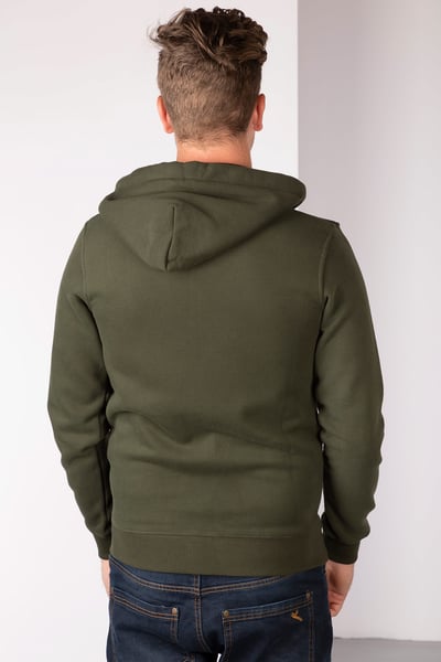 Men's Pheasant Full Zip Hoody - Fordon - Olive