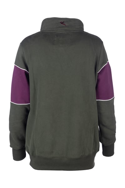 Ladies Rydale Sweatshirt - Byland - Rydale Olive/Berry