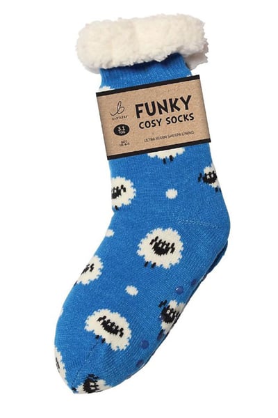 Funky Sherpa Socks - Cute Sheep