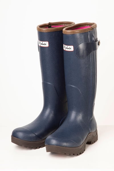 Ladies Neoprene Lined Wellies - Lady Gransmoor II - Navy