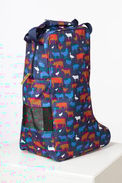 Wellington Boot Bags - Farmyard