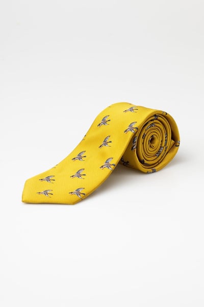 Fliegende Enten-Country-Krawatte für Herren – Danby - Gold