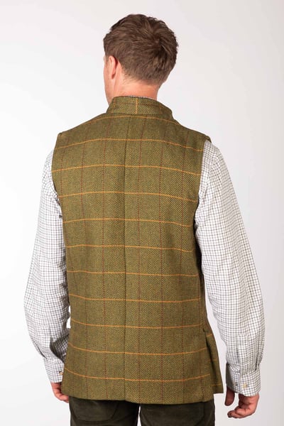 Men's Tweed Waistcoat - Sledmere - Heathland