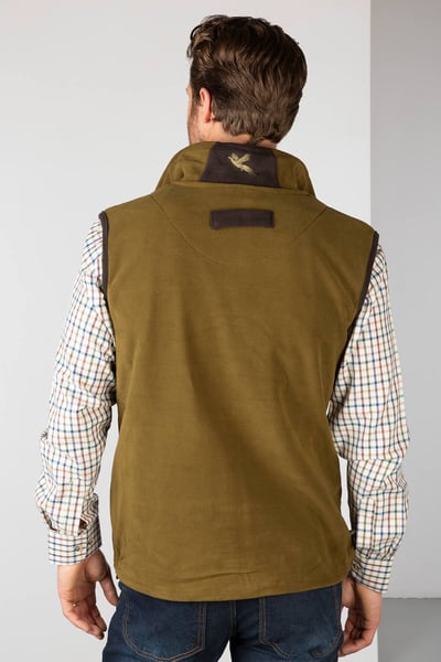 Men's Fleece Gilet - Gransmoor - Light Khaki