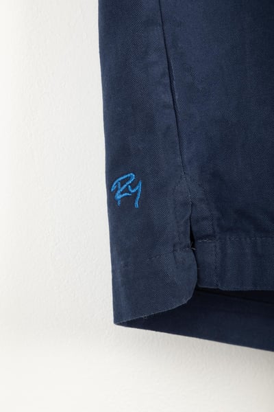 Short en coton à quatre pans pour homme - Fordon - Bleu marine